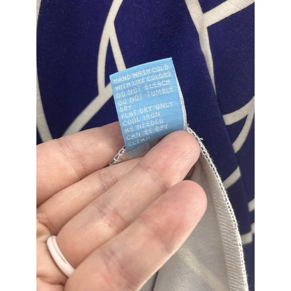 J. McLaughlin Sheath Dress Women's Large Navy Catalina Cloth Braid Stretch Midi - Picture 10 of 11